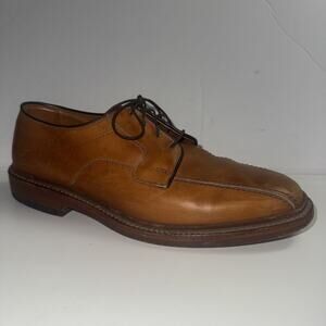 Allen Edmonds Leather Soles Hillcrest Mens Chestnut Tan Oxford 7.5 D 5954 $285